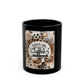 Today's Vibe Coffee Mug | Black Ceramic Coffee Cup, Coffee Beans Design